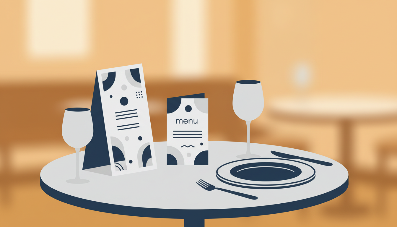 Tischaufsteller drucken & Menükarten gestalten: Der ultimative Praxis-Guide